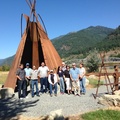 Noxon Kootenei and Kallispelm interpretive Park. Confederated Tribes and Avista Corp. and Land Expressions.  Noxon, Montana